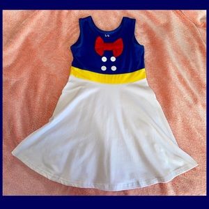 Boutique Donald Duck inspired girls dress 5/6 used